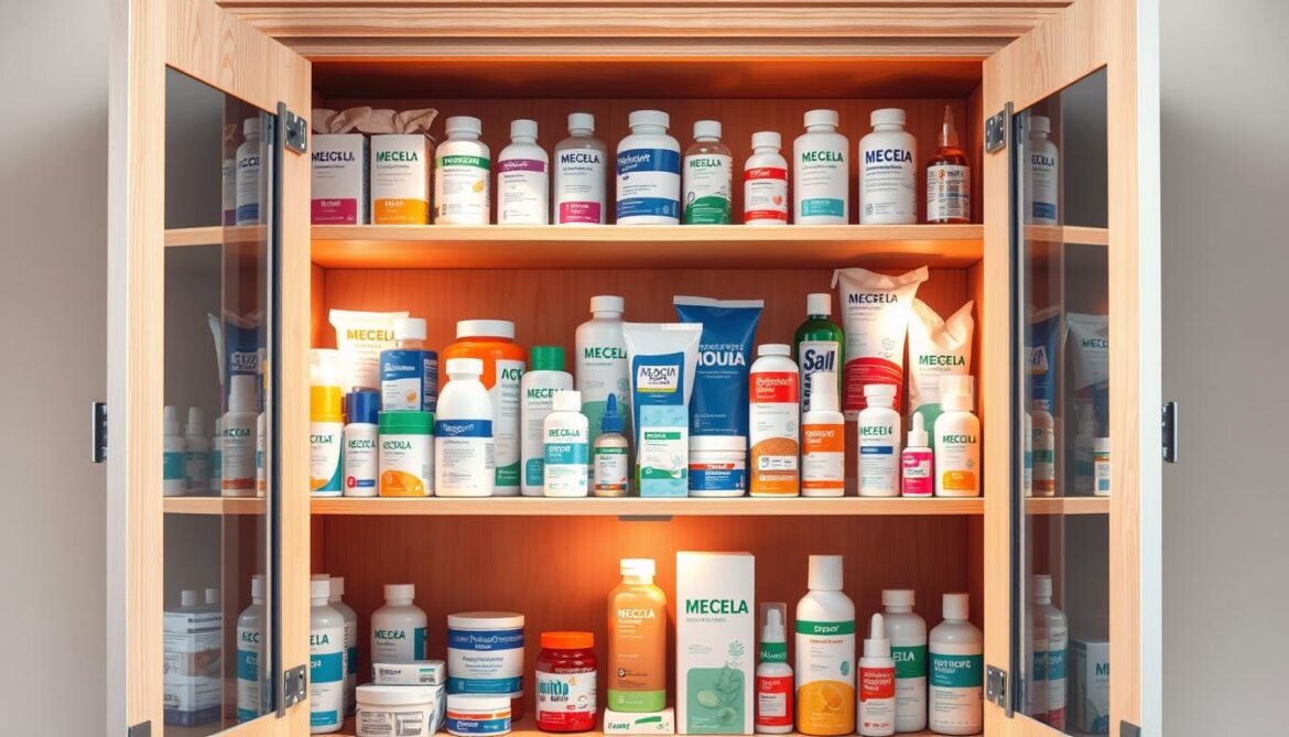 Wund- und Hautpflege Medizinschrank